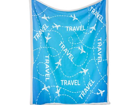 Travel & Planes Designed Bed Blankets & Covers Online Sale