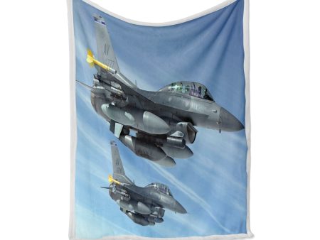 Two Fighting Falcon Designed Bed Blankets & Covers Discount