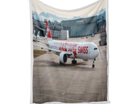 Swiss Airlines Boeing 777 Designed Bed Blankets & Covers Cheap