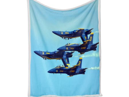 US Navy Blue Angels Designed Bed Blankets & Covers Online