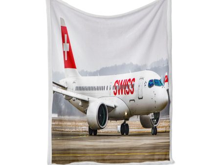 Swiss Airlines Bombardier CS100 Designed Bed Blankets & Covers Hot on Sale