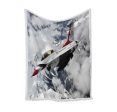 US AirForce Show Fighting Falcon F16 Designed Bed Blankets & Covers Hot on Sale