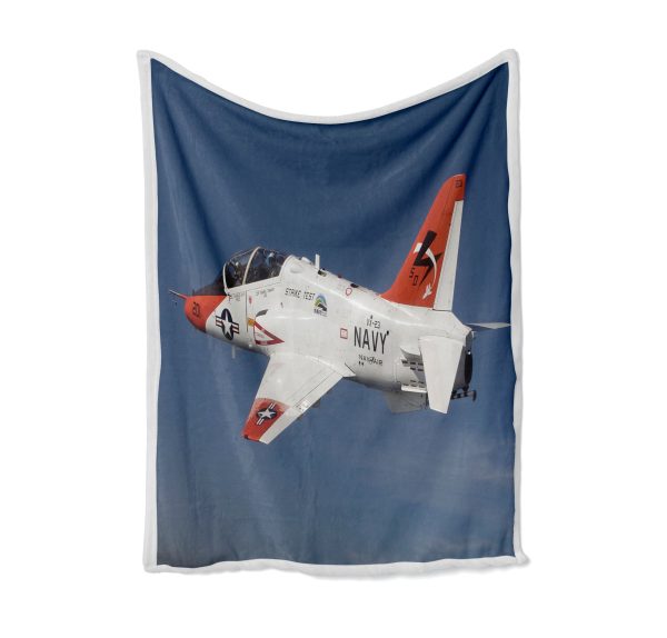 US Navy Training Jet Designed Bed Blankets & Covers Online Hot Sale