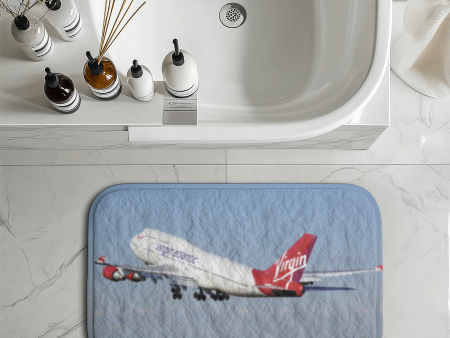 Virgin Atlantic Boeing 747 Designed Bath Mats Online now