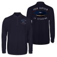 Your Captain Is Speaking Designed Long Sleeve Polo T-Shirts (Double-Side) Online Sale