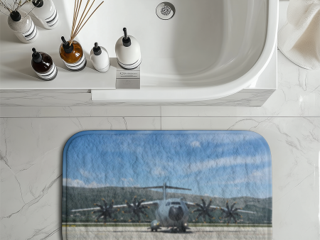 Face to Face with Airbus A400M Designed Bath Mats Online