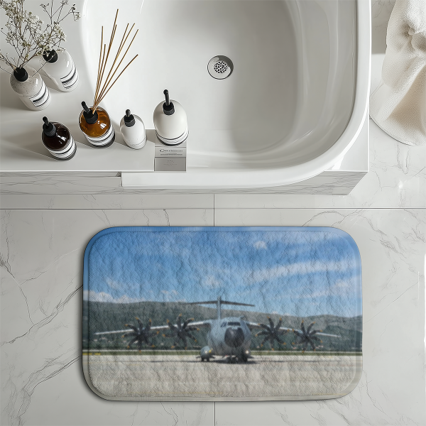 Face to Face with Airbus A400M Designed Bath Mats Online