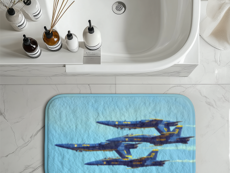 US Navy Blue Angels Designed Bath Mats Sale