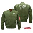 World Map (Text) Designed Pilot Jackets (Customizable) Online Sale