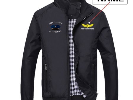 Your Captain Is Speaking Designed Stylish Jackets Hot on Sale