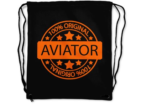 100 Original Aviator Designed Drawstring Bags Online now