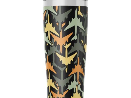 Volume 2 Super Colourful Airplanes Designed Travel Mugs For Cheap