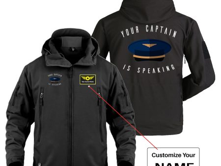 Your Captain Is Speaking Designed Military Jackets (Customizable) Discount