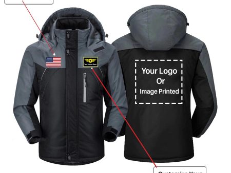 Your Custom Logo & Name & Flag Designed Thick Winter Jackets Online Hot Sale