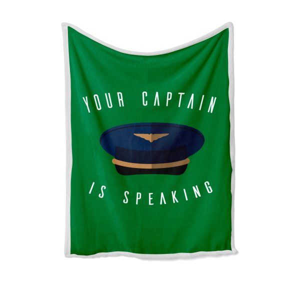 Your Captain Is Speaking Designed Bed Blankets & Covers Online Sale