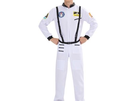 WHITE Space NASA & Astranout Jumpsuit for Men (Halloween) For Discount