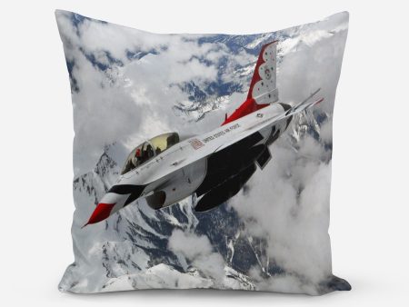 US AirForce Show Fighting Falcon F16 Designed Pillowsc on Sale