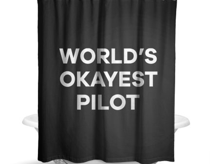 World s Okayest Pilot Designed Shower Curtains Fashion