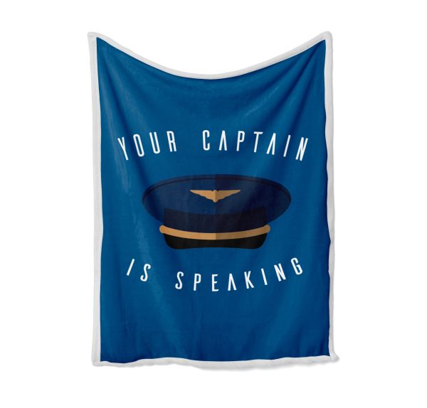 Your Captain Is Speaking Designed Bed Blankets & Covers Online Sale