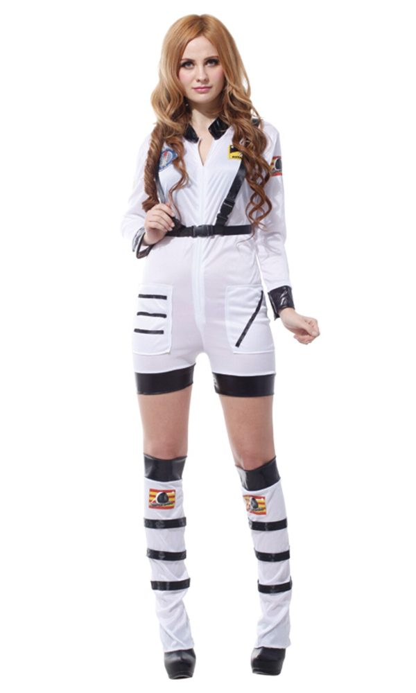 WHITE Super Funny NASA Spacesuit & Jumpsuit for Women (Halloween) Online