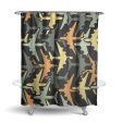 Volume 2 Super Colourful Airplanes Designed Shower Curtains Sale