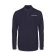 Special BOEING Text Designed Long Sleeve Polo T-Shirts Discount